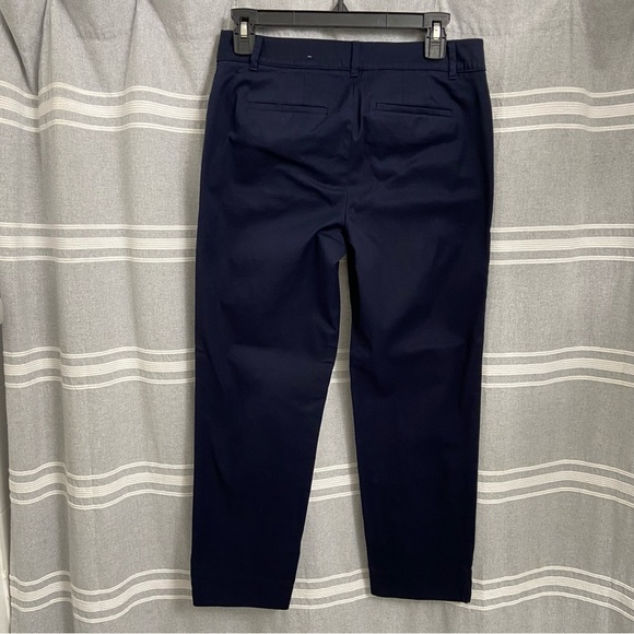 TALBOTS / Perfect Crop Navy Blue Dress Pants Size 2 - Picture 2 of 13